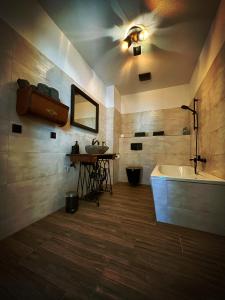 Koupelna v ubytování Studio an der Furt