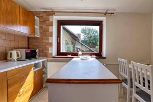 Kuchyň nebo kuchyňský kout v ubytování Apartmán U Peciho + 9 fotografií