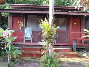 Sodas prie apgyvendinimo įstaigos Nazri Nipah Camp Pangkor