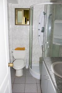 Koupelna v ubytování Hostal Residencia Blest Gana