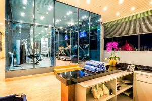 Fitness centrum a/nebo fitness zařízení v ubytování Zenith Hotel Putrajaya