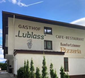 Certifikát, hodnocení, plakát nebo jiný dokument vystavený v ubytování Gasthof Lublass