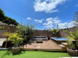 Zahrada ubytování Villa Tijuana - Jacuzzi, Playa y Naturaleza en Gran Canaria
