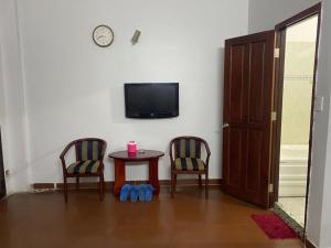 TV a/nebo společenská místnost v ubytování Khách Sạn Thanh Hồng
