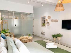 TV o dispositivi per l'intrattenimento presso 闆娘公寓