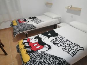 Katil atau katil-katil dalam bilik di La Callejuela