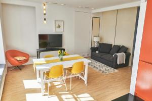 Posezení v ubytování Luxury Apartment in Belsize Park