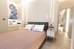 Posteľ alebo postele v izbe v ubytovaní BillMar Luxury Apartment in the center of Gythio