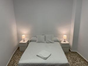 Postel nebo postele na pokoji v ubytování Casa Pepe La Rosa