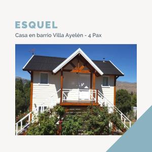 Casa aominium con balcón en aominio en Aleluya Patagónica, en Esquel