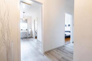 Posteľ alebo postele v izbe v ubytovaní New with a View - Modern Studio