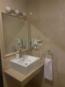 Koupelna v ubytování Hostal Tres Soles