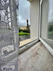 Balkón alebo terasa v ubytovaní Apartmán Pod fontánou