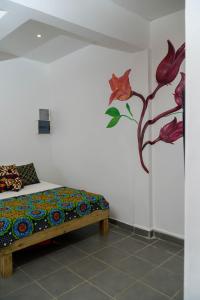 Voodi või voodid majutusasutuse Bel'oasis toas