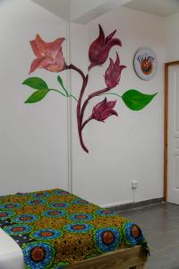 Voodi või voodid majutusasutuse Bel'oasis toas