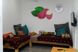Voodi või voodid majutusasutuse Bel'oasis toas