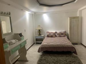Postel nebo postele na pokoji v ubytování Hotel Alcatraz
