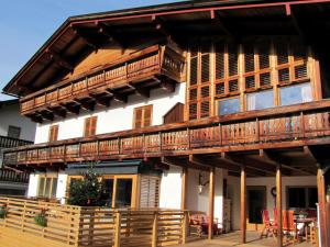 Balkón nebo terasa v ubytování Haus am Mühlbach