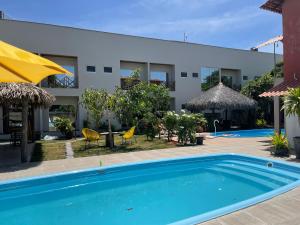 Bazén v ubytování Chalé Murici Lençóis nebo v jeho okolí