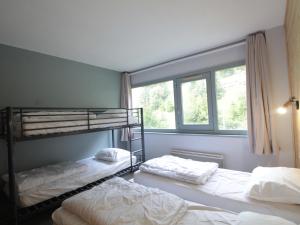 Posteľ alebo postele v izbe v ubytovaní Appartement familial 3 pièces pour 8 personnes, proche pistes et commerces - Flaine Forêt - FR-1-687-44