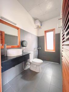 Koupelna v ubytování LANGCHIA HOME