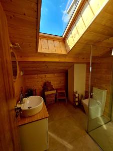 Koupelna v ubytování Panorama Tatry Chalets