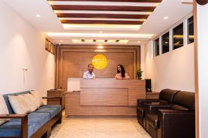 Posezení v ubytování Hotel Mega & Apartment