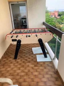 Stolní tenis v ubytování "Les Antilles " Héhergement chez l'habitant nebo okolí