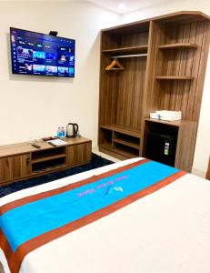 Postelja oz. postelje v sobi nastanitve DALAT STREAM HOTEL-Khách sạn đẹp Đà Lạt