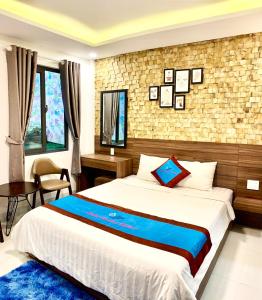 Postelja oz. postelje v sobi nastanitve DALAT STREAM HOTEL-Khách sạn đẹp Đà Lạt