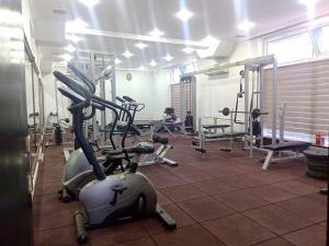 Fitness centrum a/nebo fitness zařízení v ubytování Shindan Hotel Astara