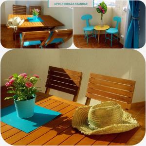 Ein Sitzbereich in der Unterkunft Benal-beach Marina Deluxe