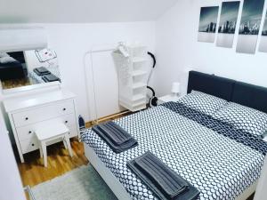 Krevet ili kreveti u jedinici u okviru objekta Nenadovic Apartman