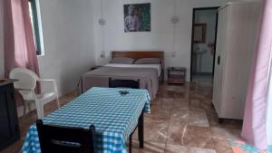 Postel nebo postele na pokoji v ubytování SeaView Studio - La Gaulette