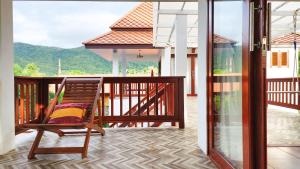 Balkón nebo terasa v ubytování Baan Bhuwann Holiday Apartment