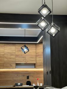 TV a/nebo společenská místnost v ubytování Stan na dan Lorena