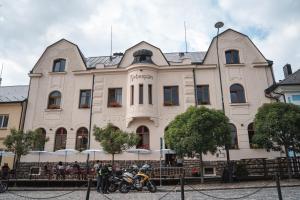 Das Gebäude in dem sich die Ferienwohnung befindet