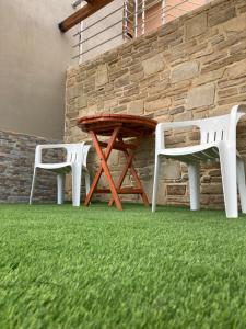 A patio or other outdoor area at Manti
