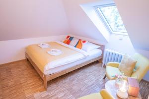 Postel nebo postele na pokoji v ubytování Cute rooms Ostrava