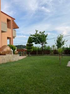 A garden outside Manti