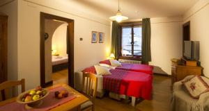 Ένα ή περισσότερα κρεβάτια σε δωμάτιο στο Residence Blumental