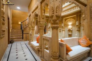 Zona de estar de Gaji Hotel Jaisalmer