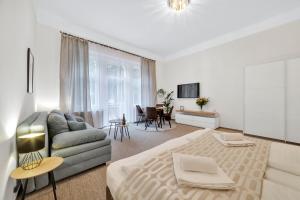 Postel nebo postele na pokoji v ubytování Rezidence Villa Gloria