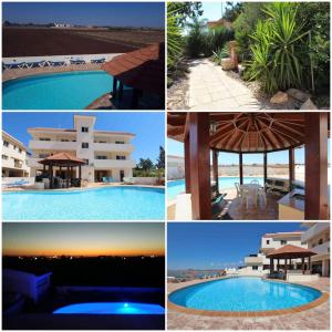 Πισίνα στο ή κοντά στο Liopetri 2-Bed Apt Sleeps 6 Pool 10min to Beach