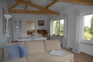 Posezení v ubytování Ferienwohnung Au Pajot