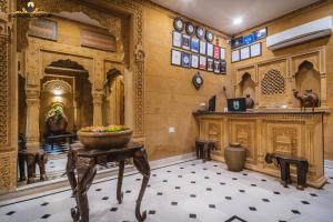 Lobbyn eller receptionsområdet på Gaji Hotel Jaisalmer