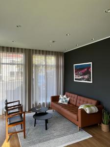 Area soggiorno di Seydisfjördur Apartment