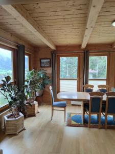 Istumisnurk majutusasutuses Gästehaus Moser