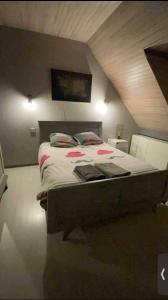 Posteľ alebo postele v izbe v ubytovaní Chambre privée au cœur des Pyrénées