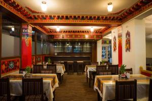 Restaurace v ubytování Hotel Yambu kathmandu